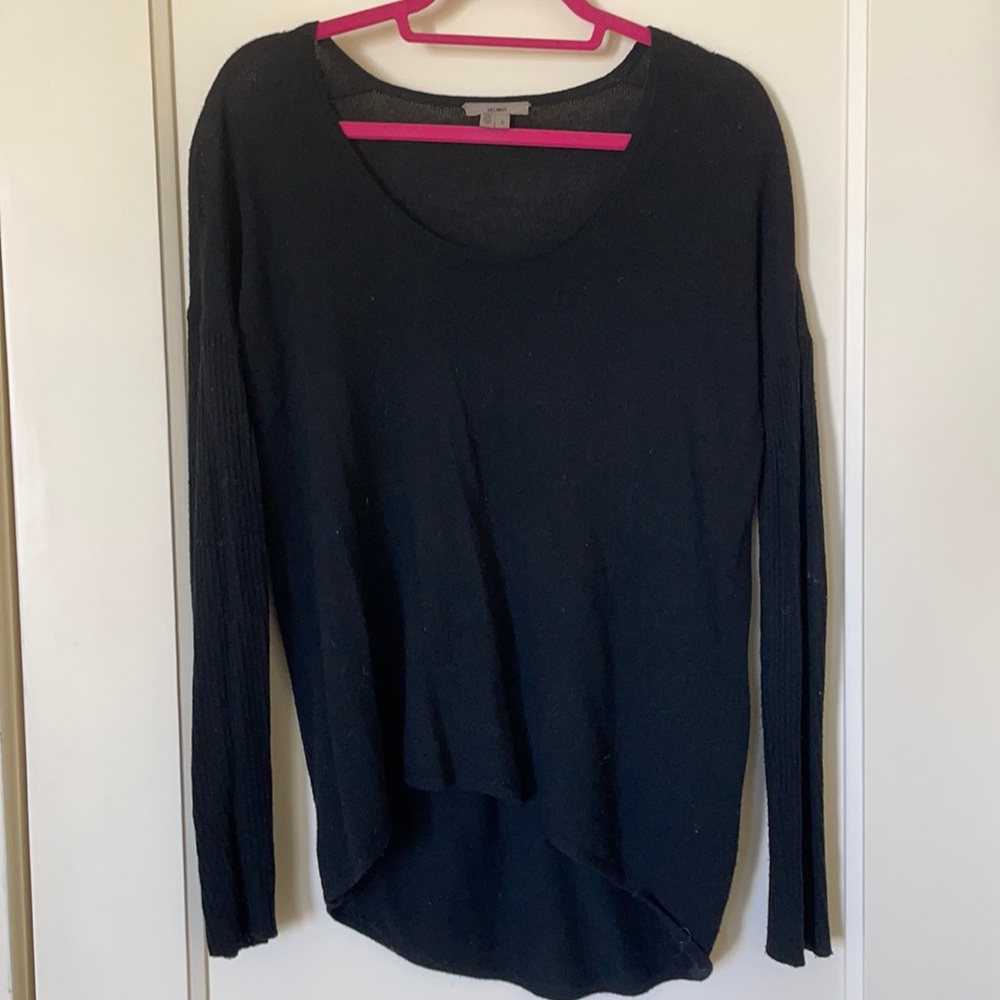 Black Helmut Scoop Neck Sweater - size small